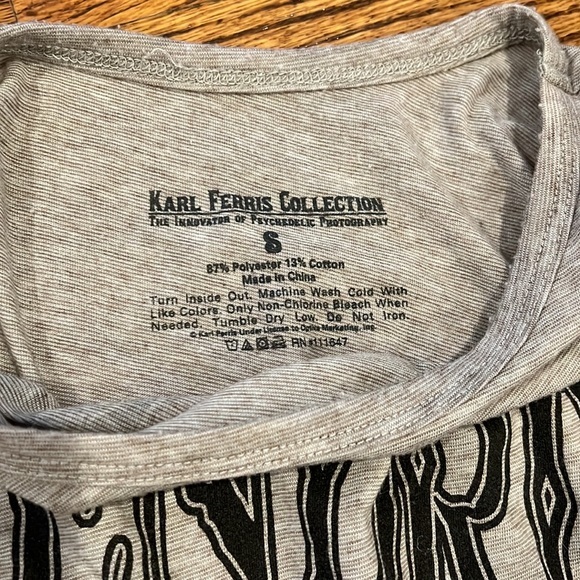 JIMI HENDRIX GREY FITTED TEE - SIZE S - Picture 6 of 9